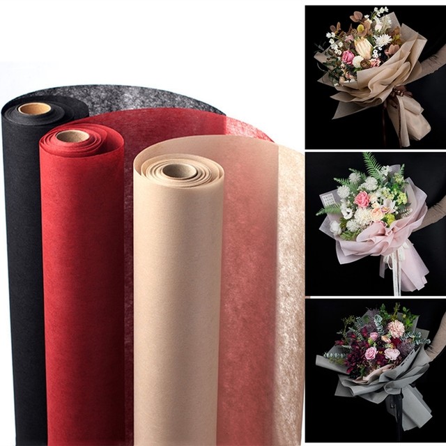 60cm*10yards Thick Roll Flower Wrapping Paper Non-Woven